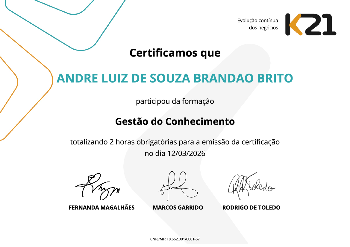 Certificado K21